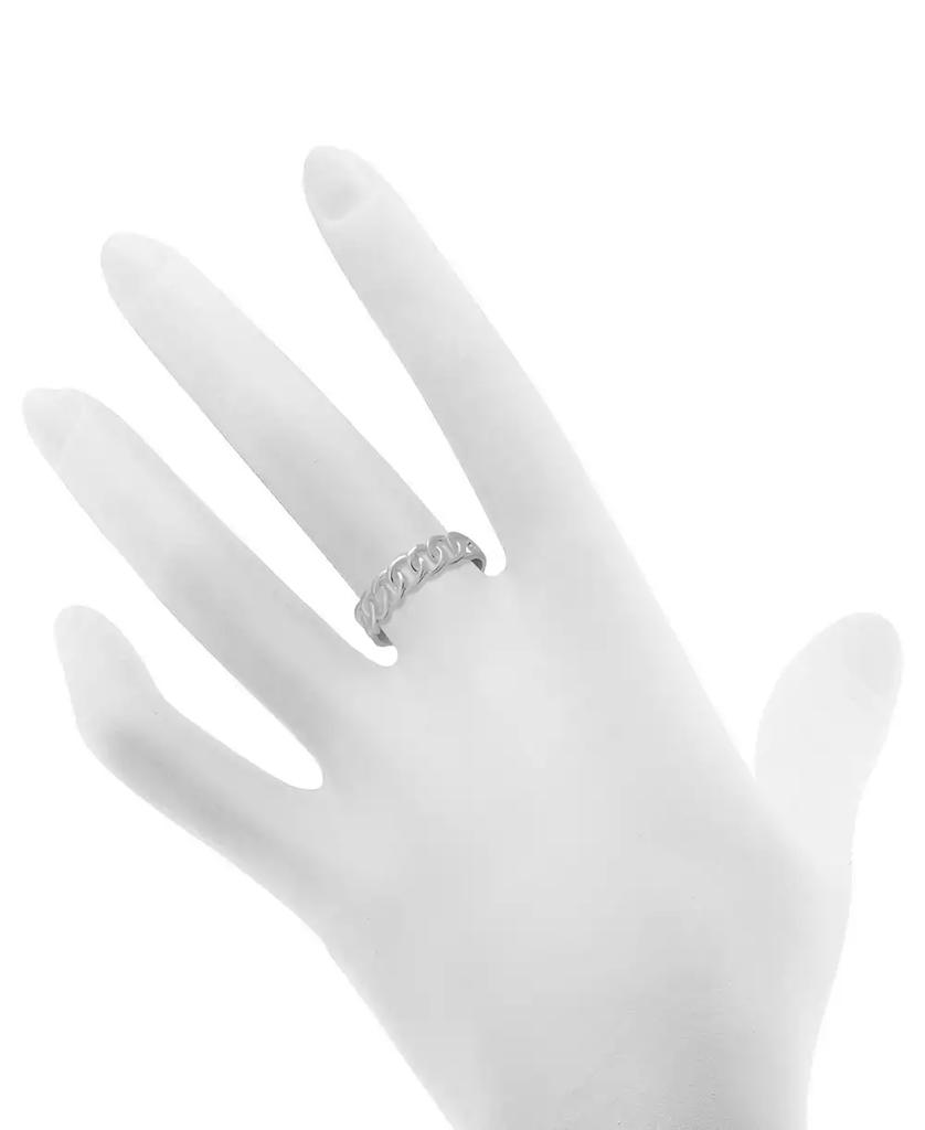 Essentials Linked Ring in Silver-Plate