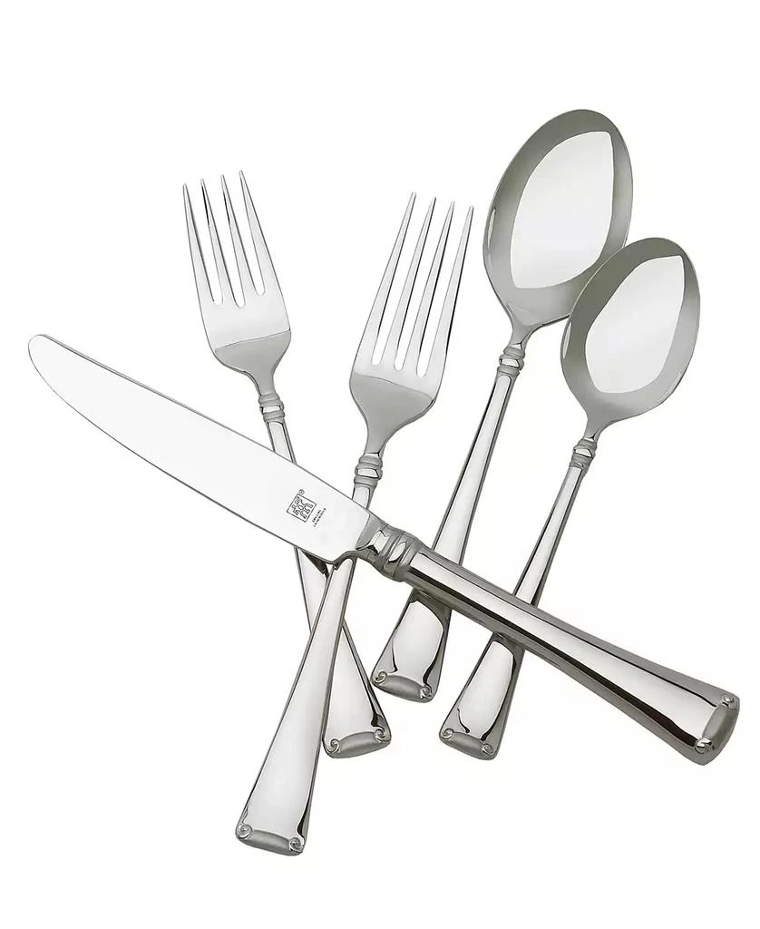 ZWILLING Angelico 18/10 Stainless Steel 45 Pc. Flatware Set, Service for 8 2