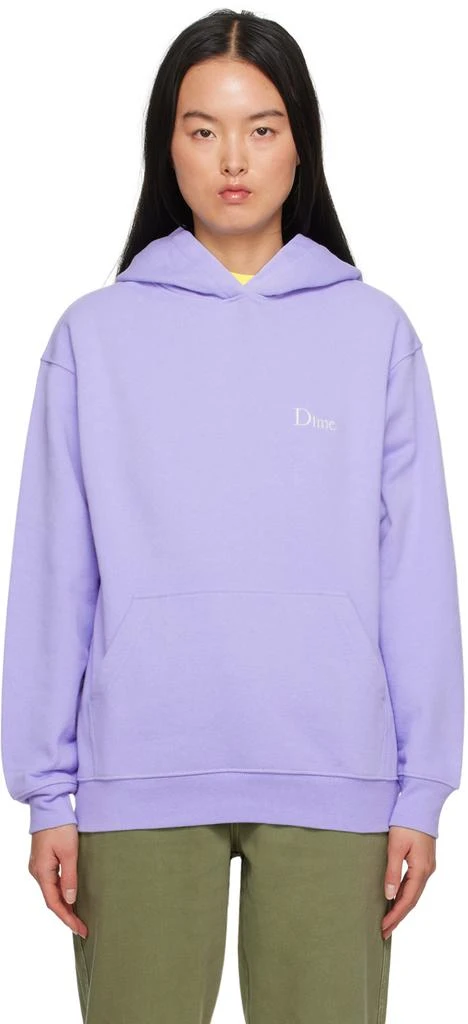 Dime Purple Classic Hoodie 1