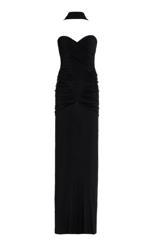 Shop The New Arrivals Ilkyaz Ozel - Samsara Ruched Jersey Maxi Dress -  Black - FR 40 - Moda Operandi on Sale at BeyondStyle  Get 60% Off The New  Arrivals Ilkyaz