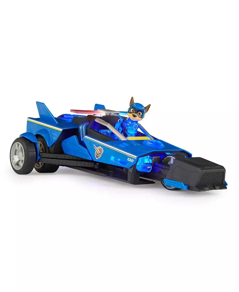 Paw Patrol The Mighty Movie, Chase's Mighty Converting Cruiser with Mighty Pups Action Figure, Lights and Sounds 4