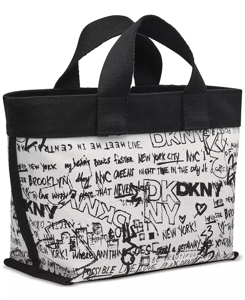 DKNY Brady Medium Logo Graffiti Crossbody Bag 5