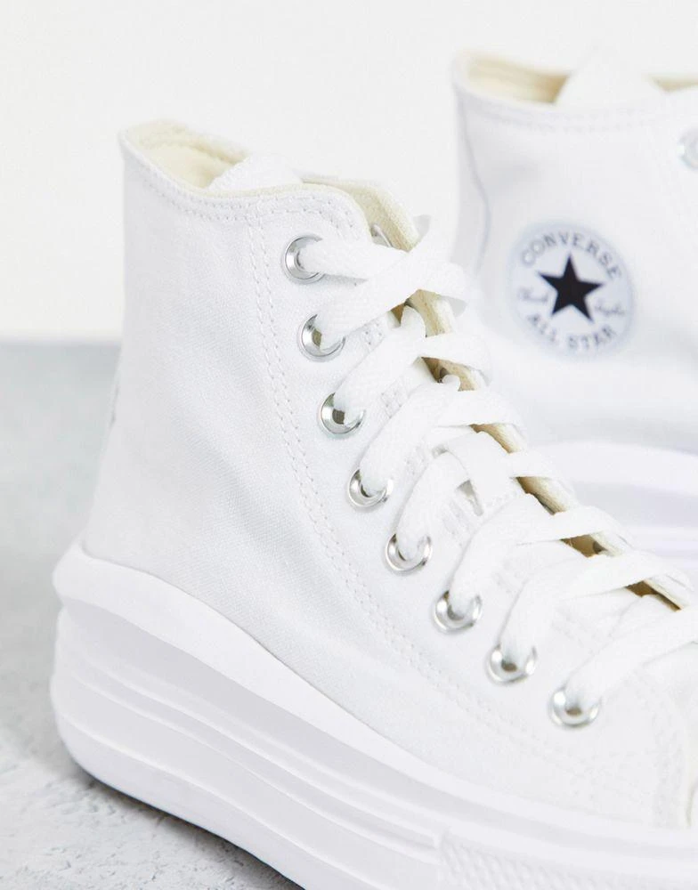 Converse Converse Chuck Taylor All Star Move Hi sneakers in white 3