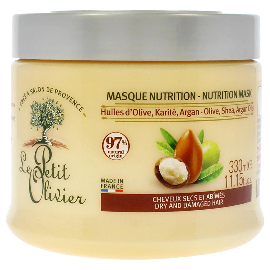 Le Petit Olivier Nutrition Mask - Dry and Damaged Hair by  for Unisex - 11.15 oz Maque 1