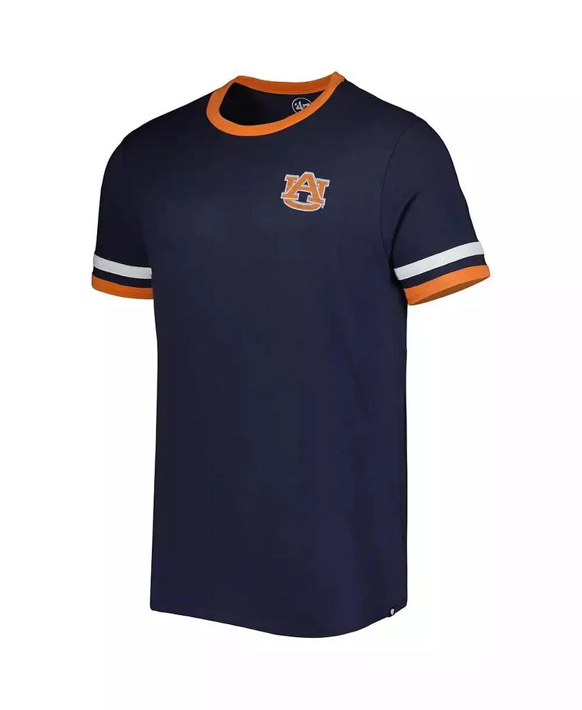47 Brand Men's '47 Navy Auburn Tigers Otis Ringer T-shirt 2