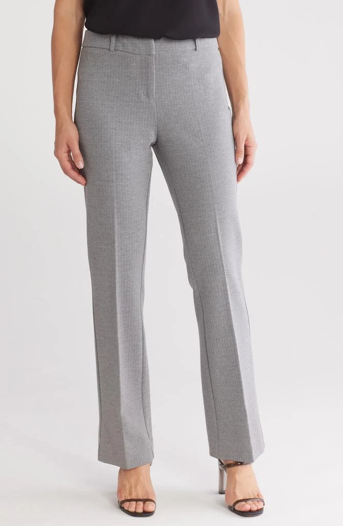 Amanda & Chelsea Pinstripe Slim Knit Pants 1