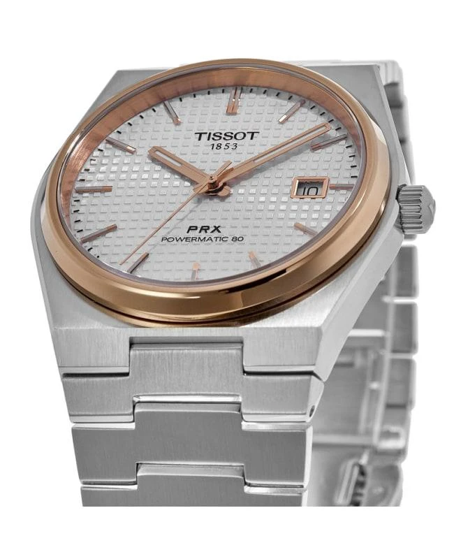 Tissot Tissot PRX Powermatic 80 Silver Dial Steel Men's Watch T137.407.21.031.00 2