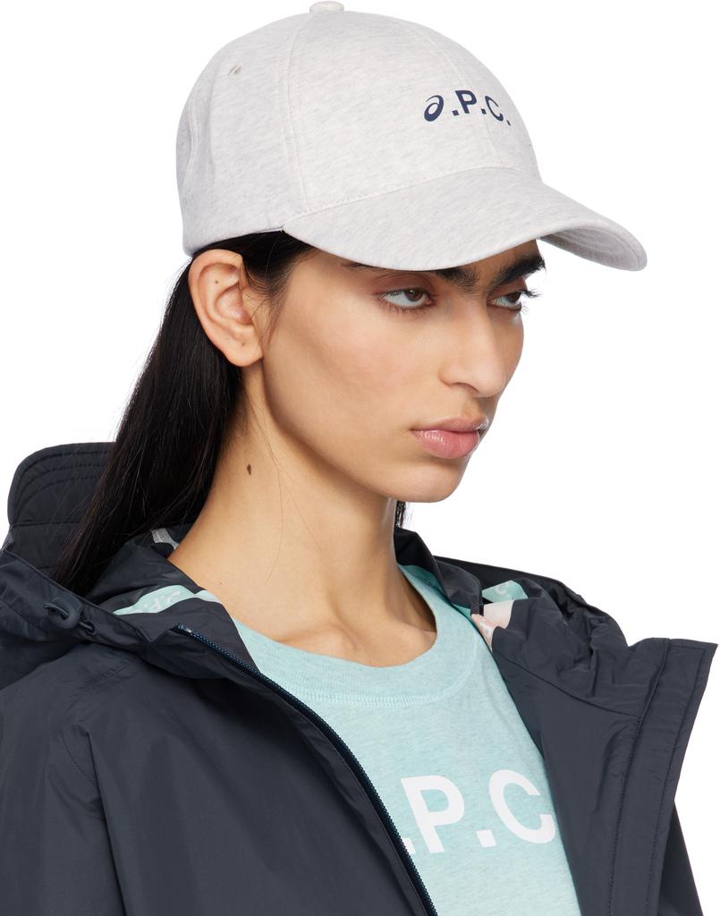A.P.C. Gray ASICS Edition Charlie Baseball Cap