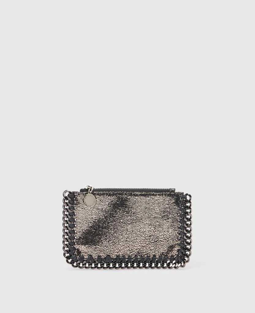 Stella McCartney Stella McCartney - Falabella Zip Cardholder, Woman, Black 1