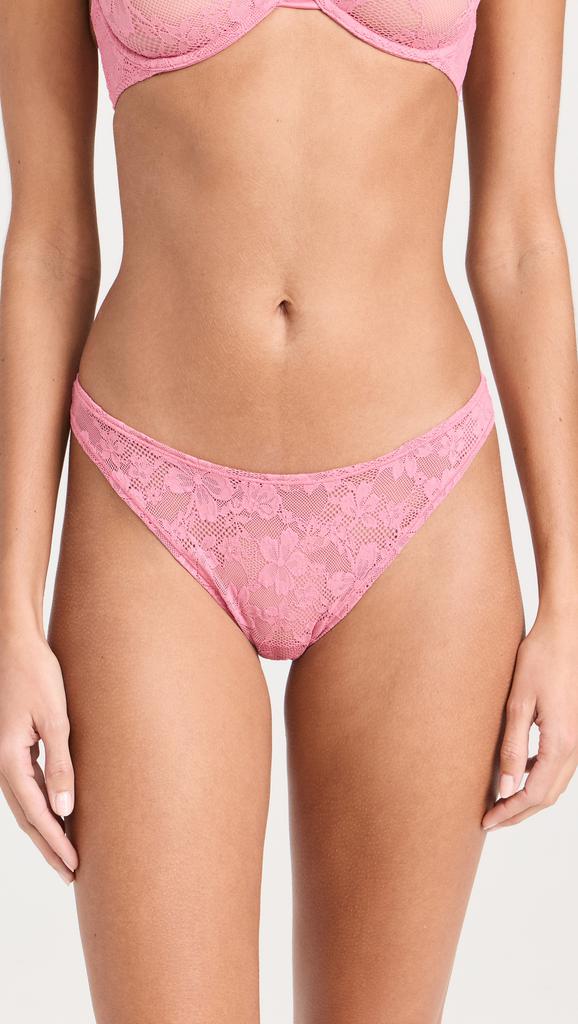 Fleur du Mal Le Stretch Multifit Lace High Leg Thong