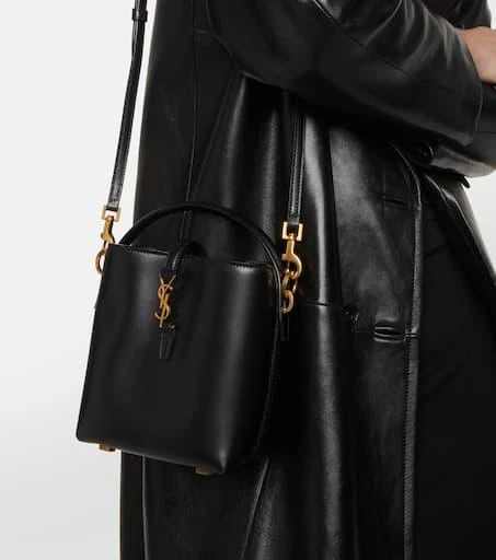 Yves Saint Laurent Le 37 Mini leather bucket bag 2