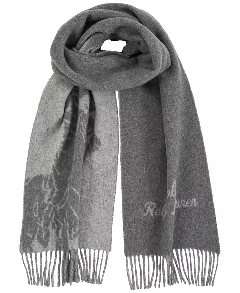 Ralph Lauren Men's Big Pony Jacquard Scarf