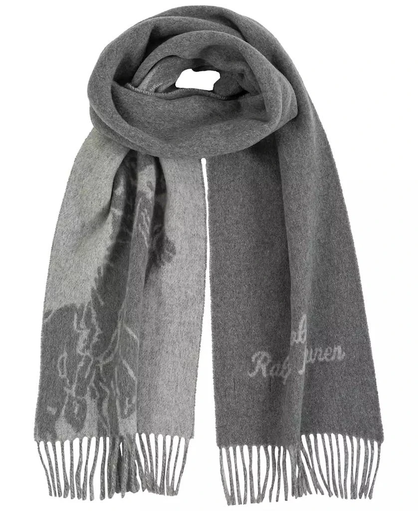 Ralph Lauren Men's Big Pony Jacquard Scarf 1