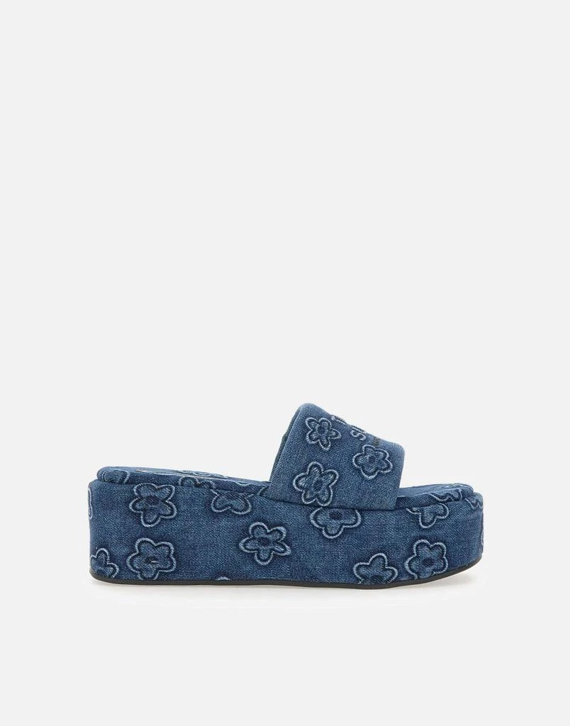 Marc Jacobs "The Puffy  Daisy Denim Platform Sandal" 1