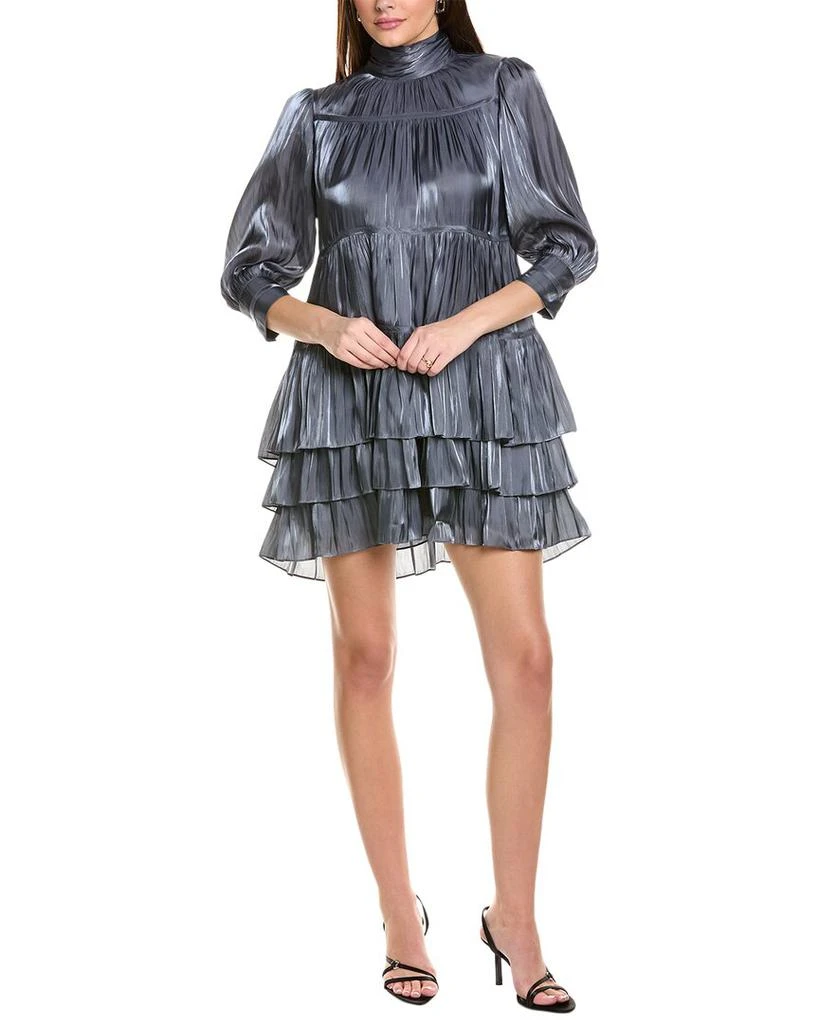 Cinq à Sept Iridescent Riva Mini Dress 1