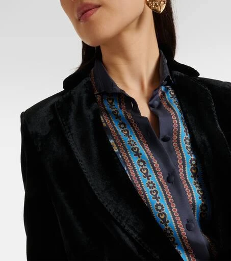 ETRO Velvet blazer 4