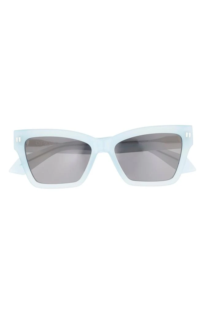 NWT Off-White Cincinnati Blue Cat Eye 54mm Sunglasses Cincinnati 54mm Cat Eye Sunglasses – On Sale Now with Up to  main image 3