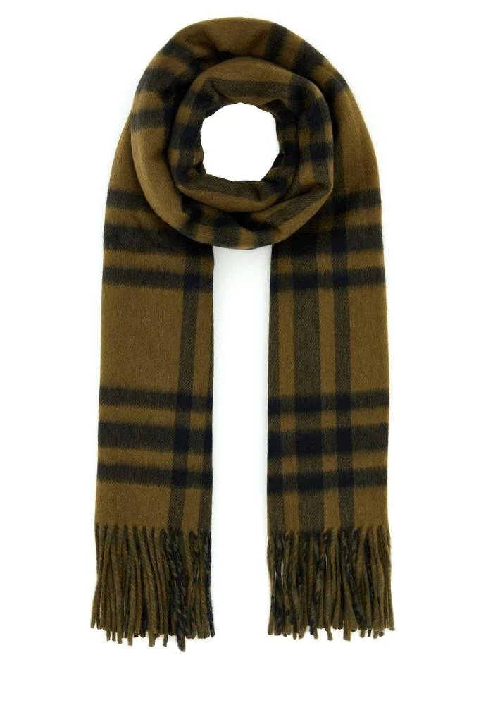 Burberry Embroidered Cashmere Reversible Scarf 1