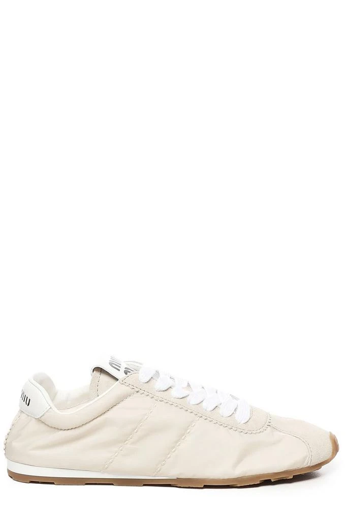 Miu Miu Miu Miu Logo-Printed Lace-Up Sneakers 1