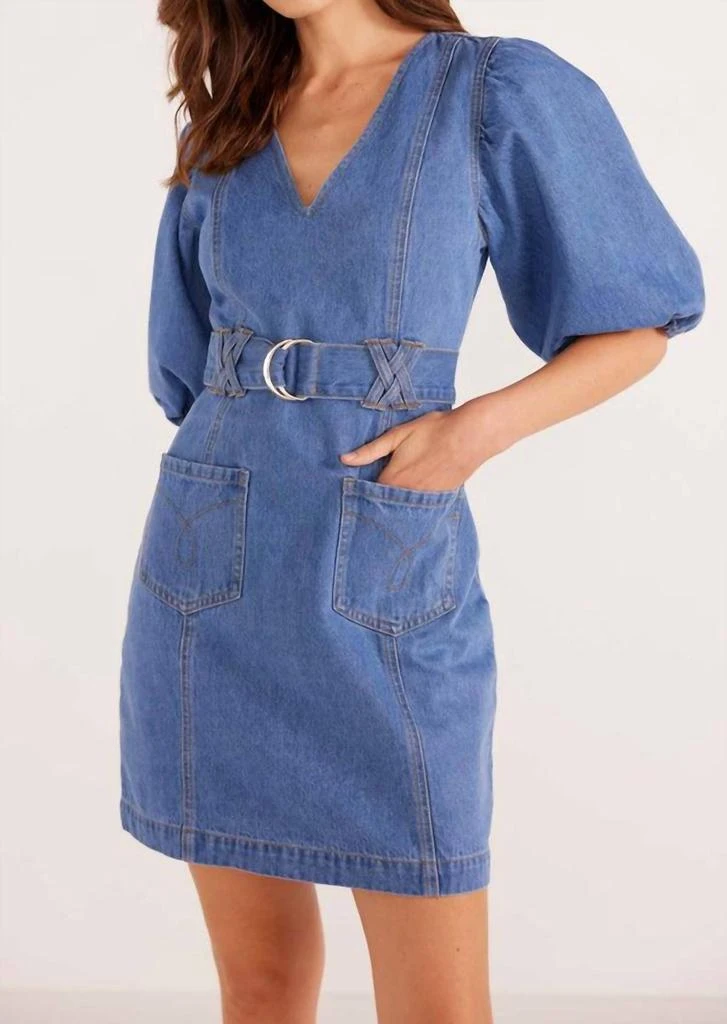 MINKPINK Minkpink - Peyton Denim Mini Dress 3