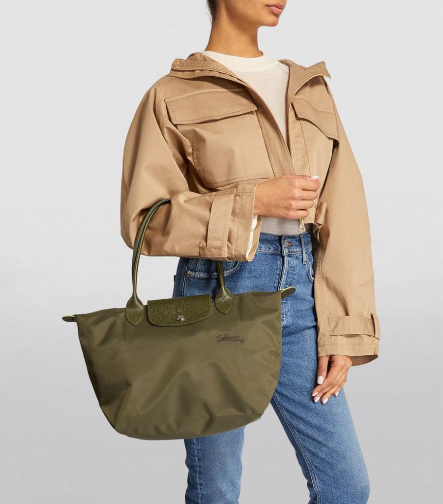 トートバッグ Longchamp LE PLIAGE GREEN - Shoulder bag S (2605 919 P66) Longchamp Medium Le Pliage Green Tote Bag - Shoulder Bags