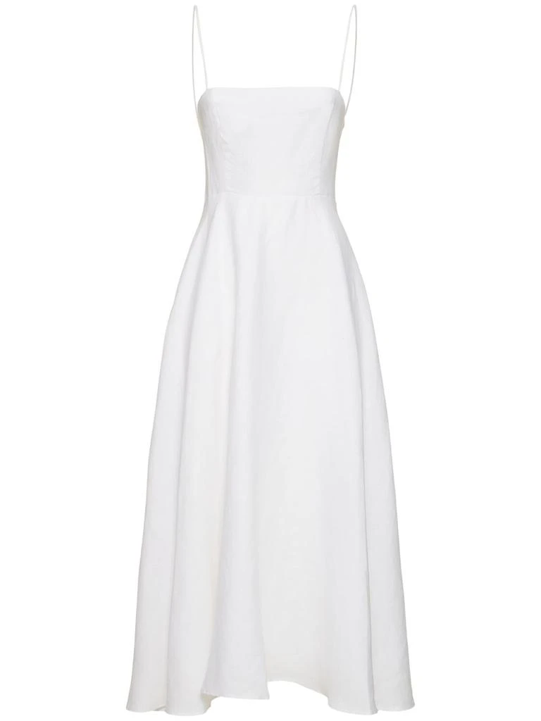 Reformation Monette Linen Midi Dress 1