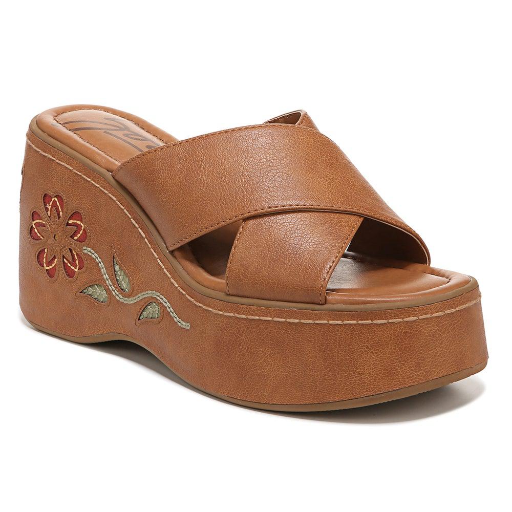 ZODIAC Nessa Tooled-Inlay Platform Sandals