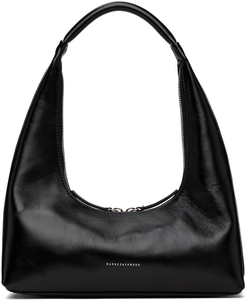 Marge Sherwood Black Integrated Strap Shoulder Bag