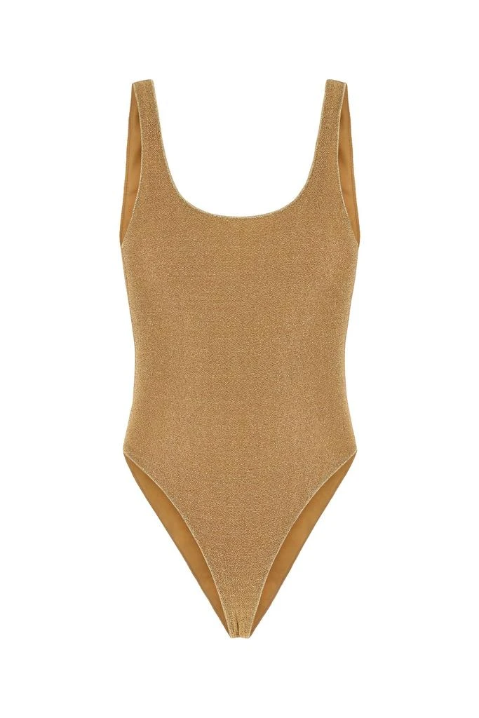 OSEREE Gold nylon blend Lumiere swimsuit