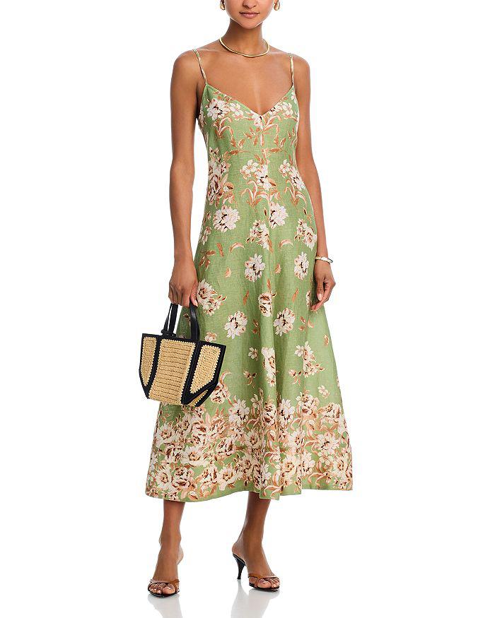 Cara Cara Mae Linen Midi Dress