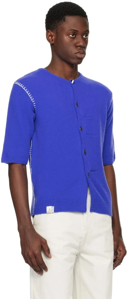 ADER error Blue Blanket Stitch Cardigan 2