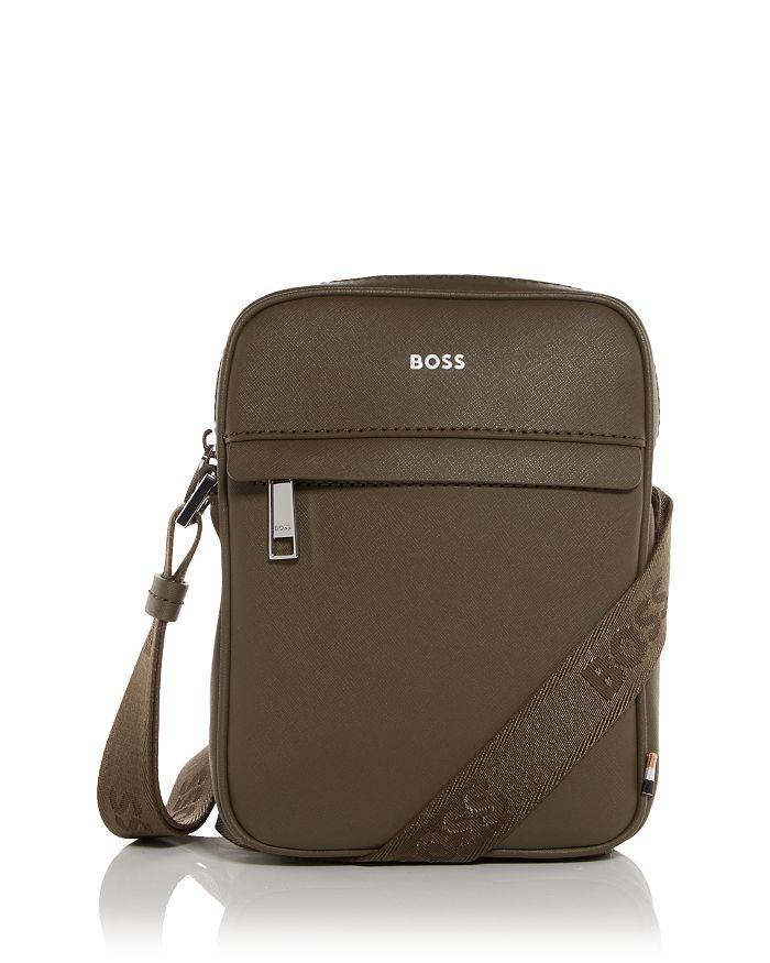 Hugo Boss Zair Leather Crossbody Bag