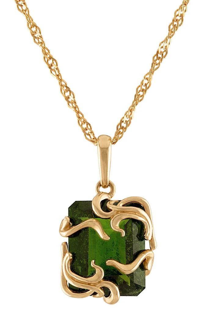 FUZION CREATIONS Gemstone Pendant Necklace