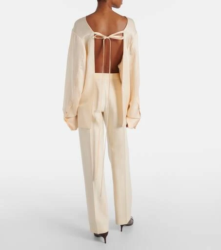 Khaite Durion satin top 3