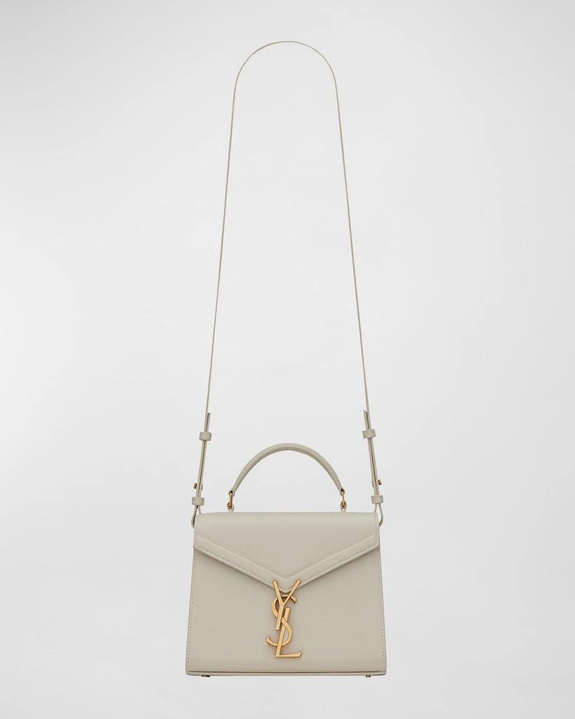 Yves Saint Laurent Cassandra Mini YSL Top Handle Crossbody Bag in Grained Leather 1