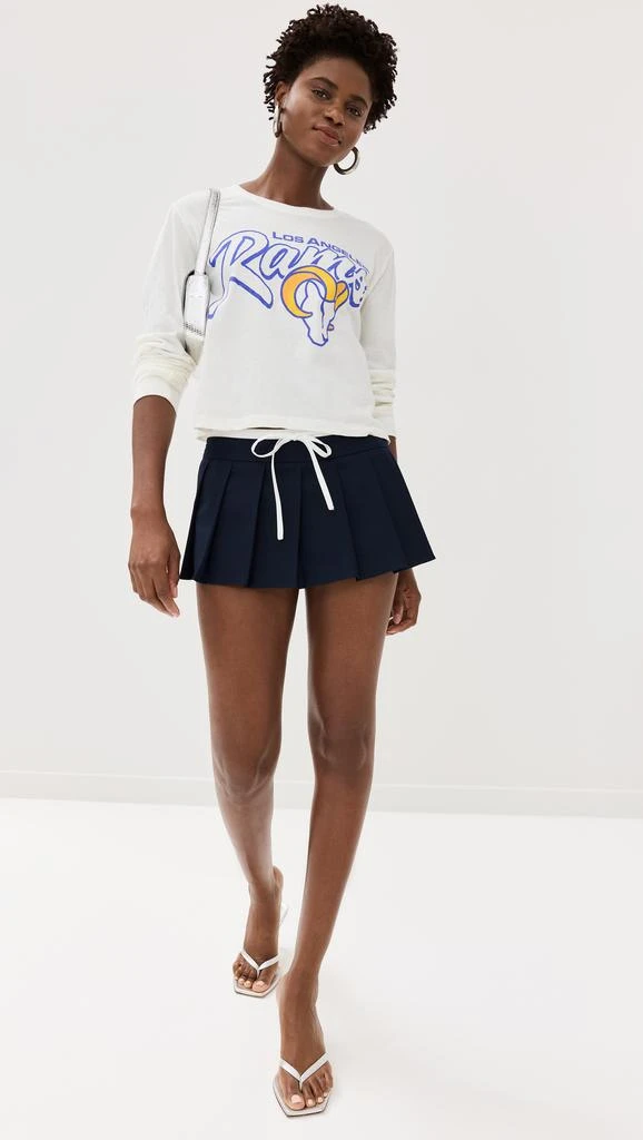 Junk Food Rams Touchdown Long Sleeve Crop Tee 4