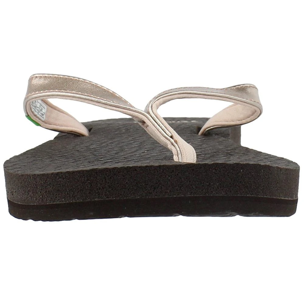 Sanuk Yoga Spree 4 Metallic Flip Flops 5