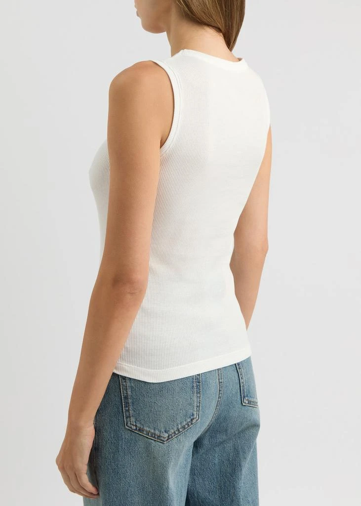 Loewe Anagram-embroidered stretch-cotton tank 3