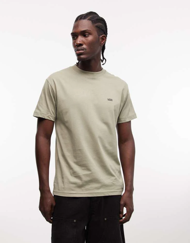 Vans Vans left chest logo t-shirt in sage green