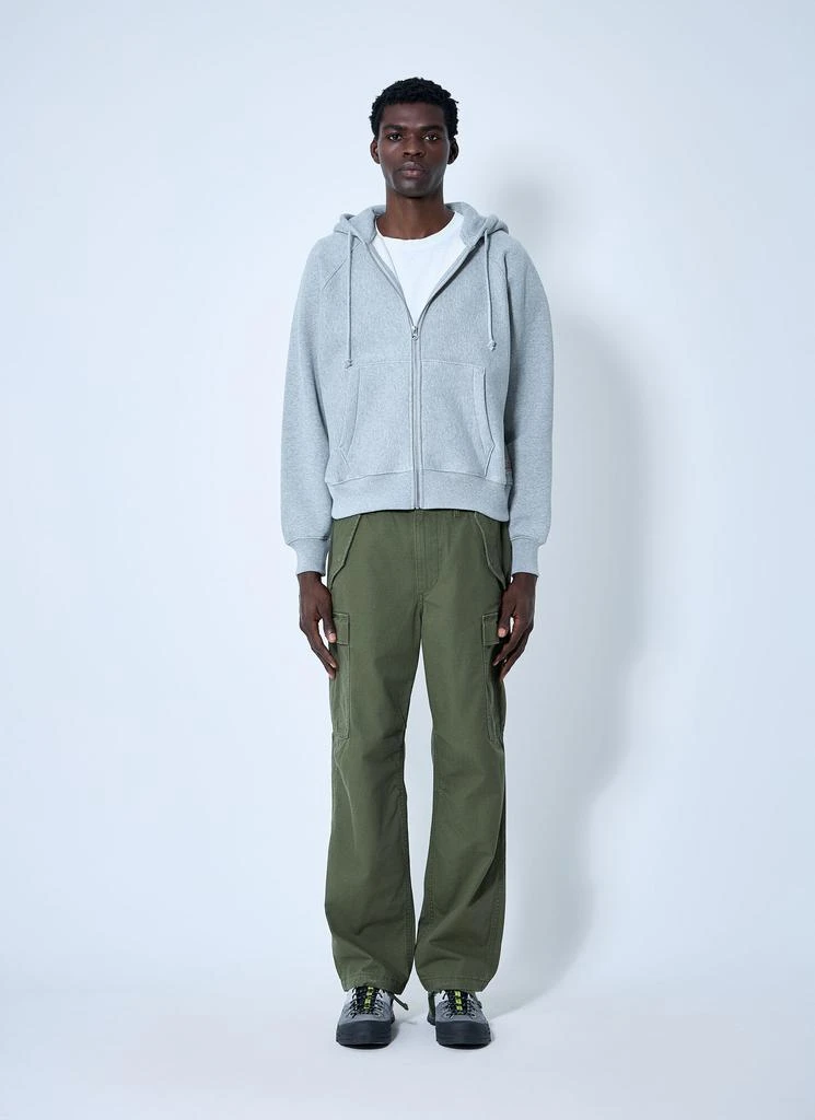 STUSSY Hooded Zip-Up Sweatshirt 2