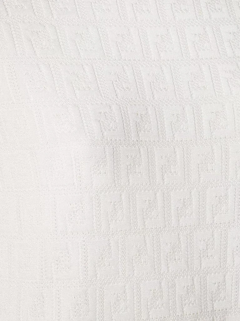 Fendi Cotton blend T-shirt with all-over FF logo 3