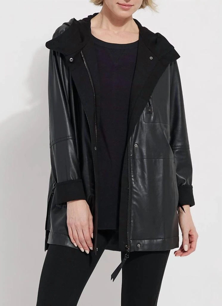 Lyssé Celine Vegan Leather Jacket In Black 1