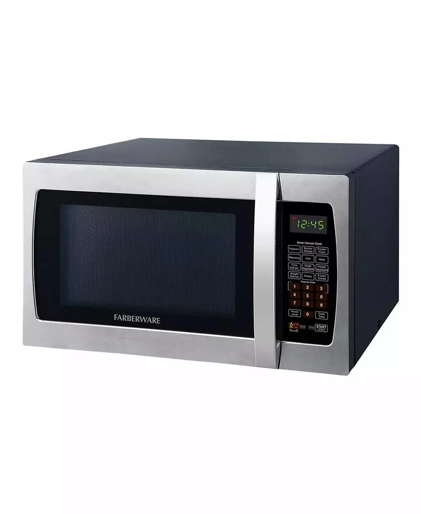 Farberware 1.3 Cu. Ft. Professional 1100-Watt Microwave Oven with Sensor, FMO13AHTBKI 2