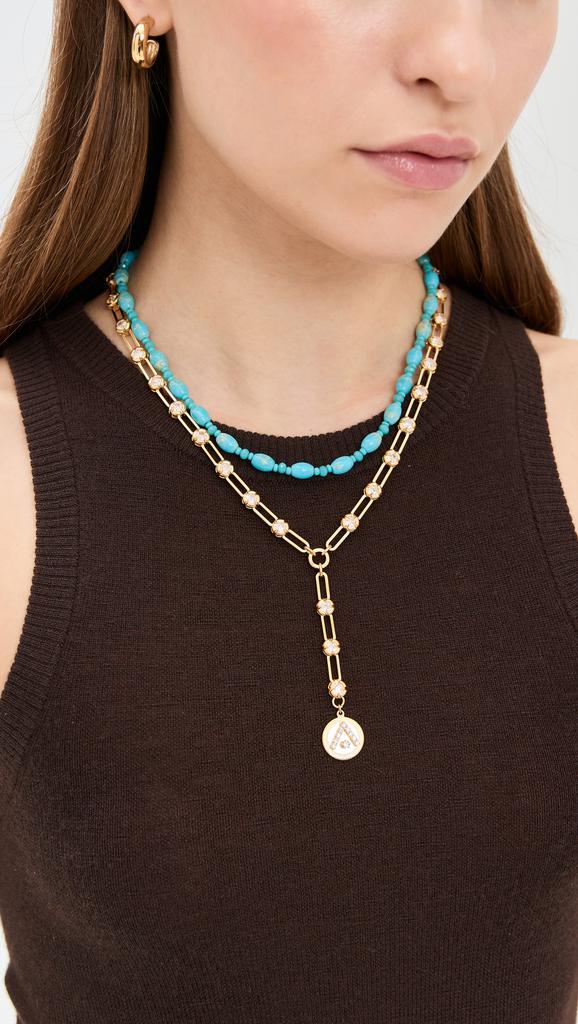 Elizabeth Cole Laurel Layers Necklace