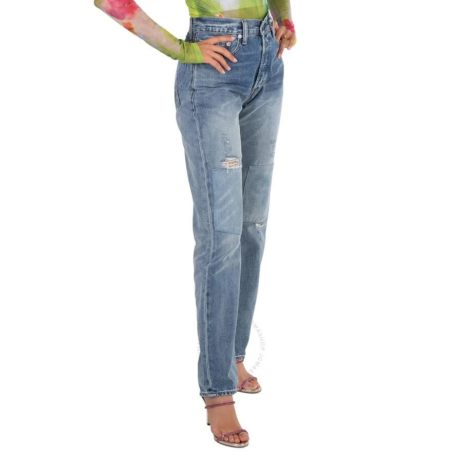 Ralph Lauren Ladies Kevah Wash Straight-Leg Denim Jeans 2