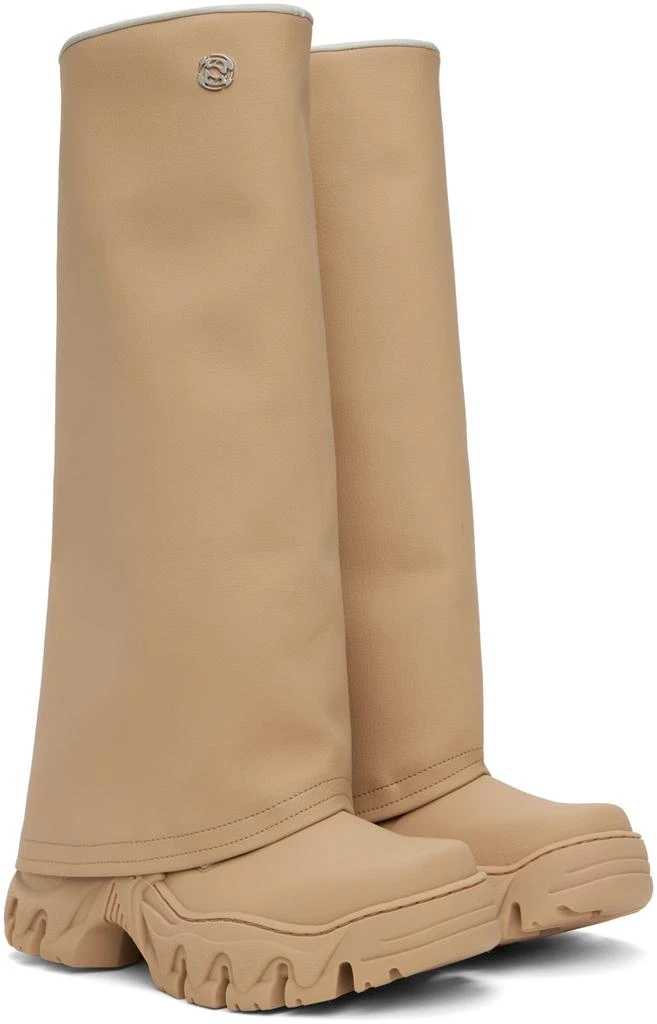 Rombaut Beige Boccaccio II Rain Desert Apple Leather Boots 4