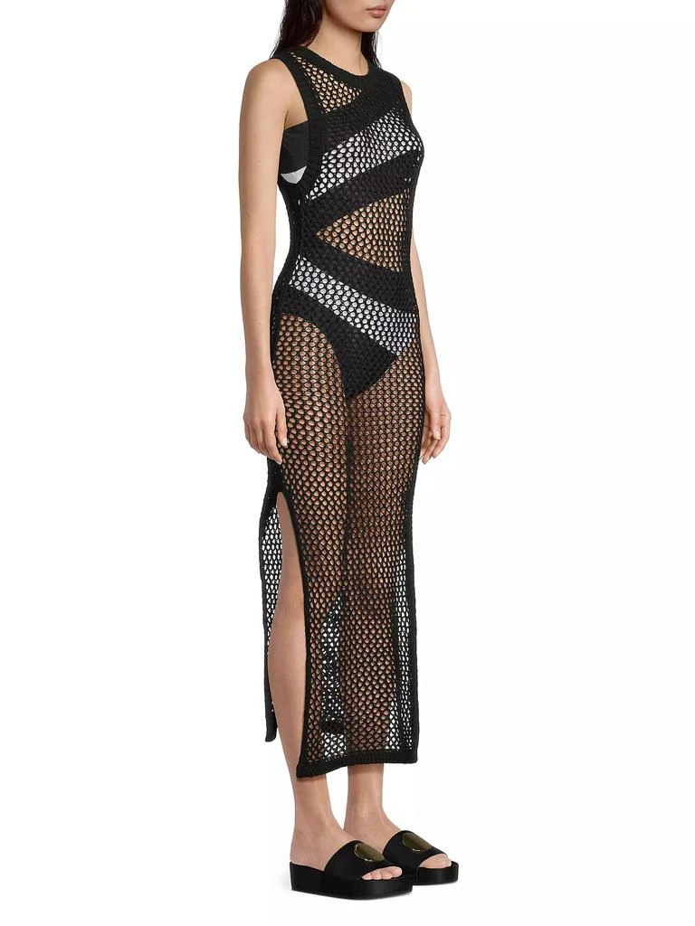 Beach Riot Holly Net Cover-Up Midi-Dress 4