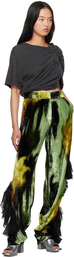 Collina Strada Multicolor Dante Ruffle Trousers 4