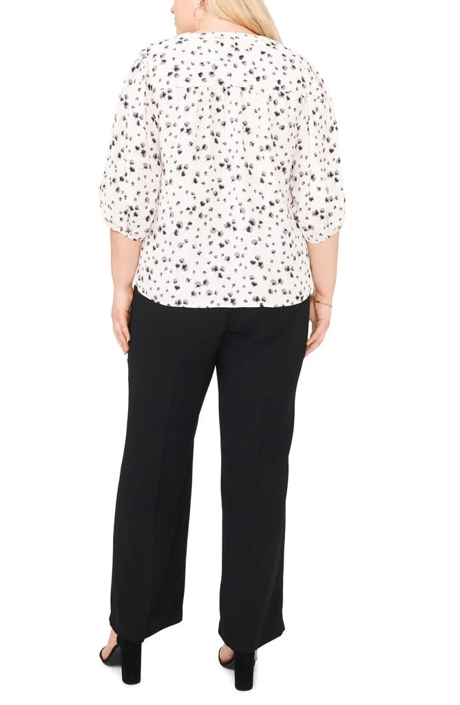 Vince Camuto Floral Print Balloon Sleeve Top 4
