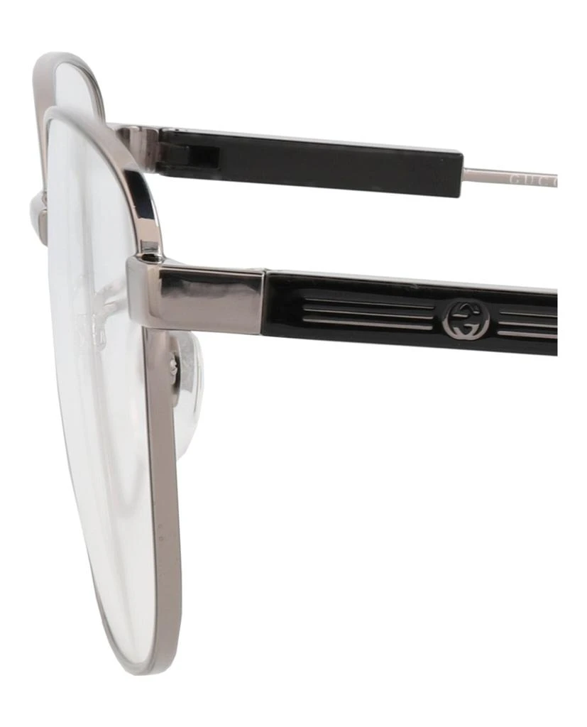 Gucci Square-Frame Metal Optical Frames 4